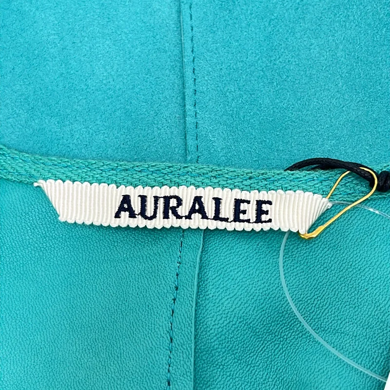 AURALEE / オーラリー | 2025AW | LAMB SUEDE ZIP MINI DRESS / 羊革 ラムレザー スエード ジップ ワンピース | 0 | レディース