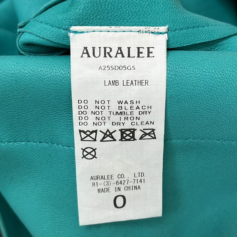 AURALEE / オーラリー | 2025AW | LAMB SUEDE ZIP MINI DRESS / 羊革 ラムレザー スエード ジップ ワンピース | 0 | レディース