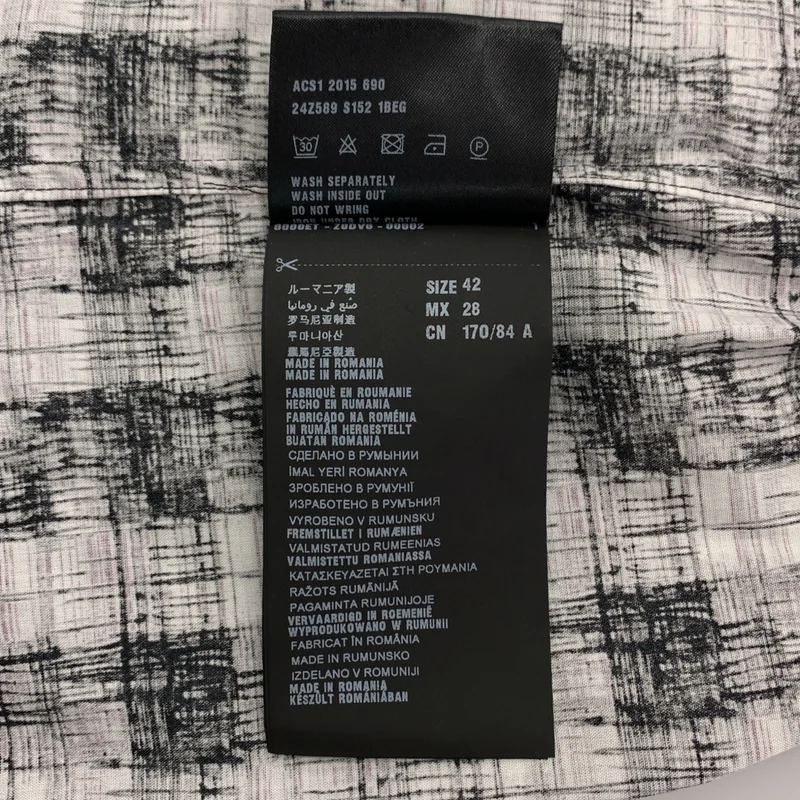 PRADA / プラダ | 総柄 ドローストリング  シャツ ジャケット | 42 | レディース