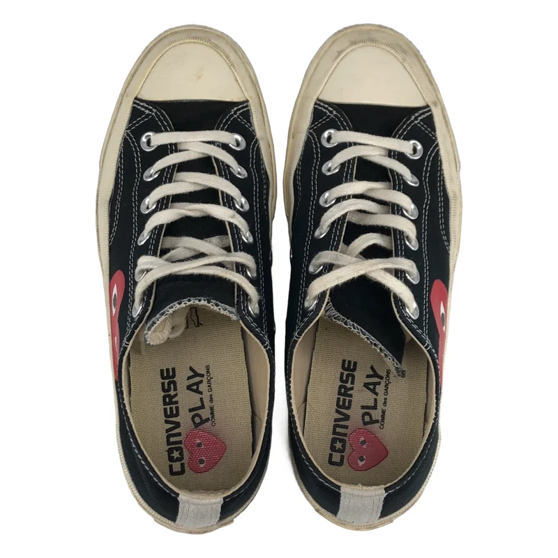 PLAY COMME des GARCONS / プレイコムデギャルソン | × CONVERSE / キャンバス ローカットスニーカー | 7 | メンズ