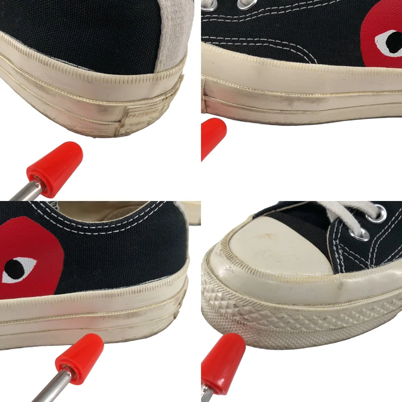 PLAY COMME des GARCONS / プレイコムデギャルソン | × CONVERSE / キャンバス ローカットスニーカー | 7 | メンズ