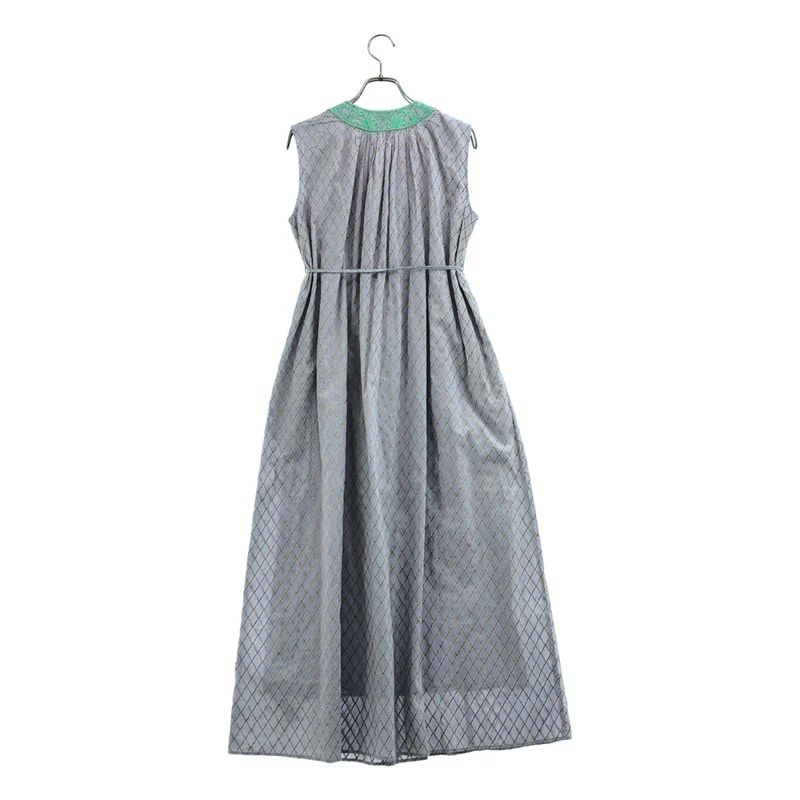 ne Quittez pas / ヌキテパ | Dia Check Print EMB Dress / コットン