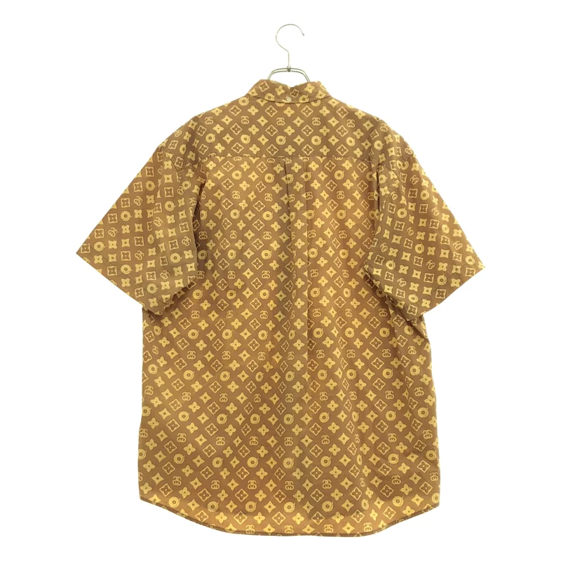 STUSSY / ステューシー | 1990s | モノグラム半袖シャツ | M | メンズ