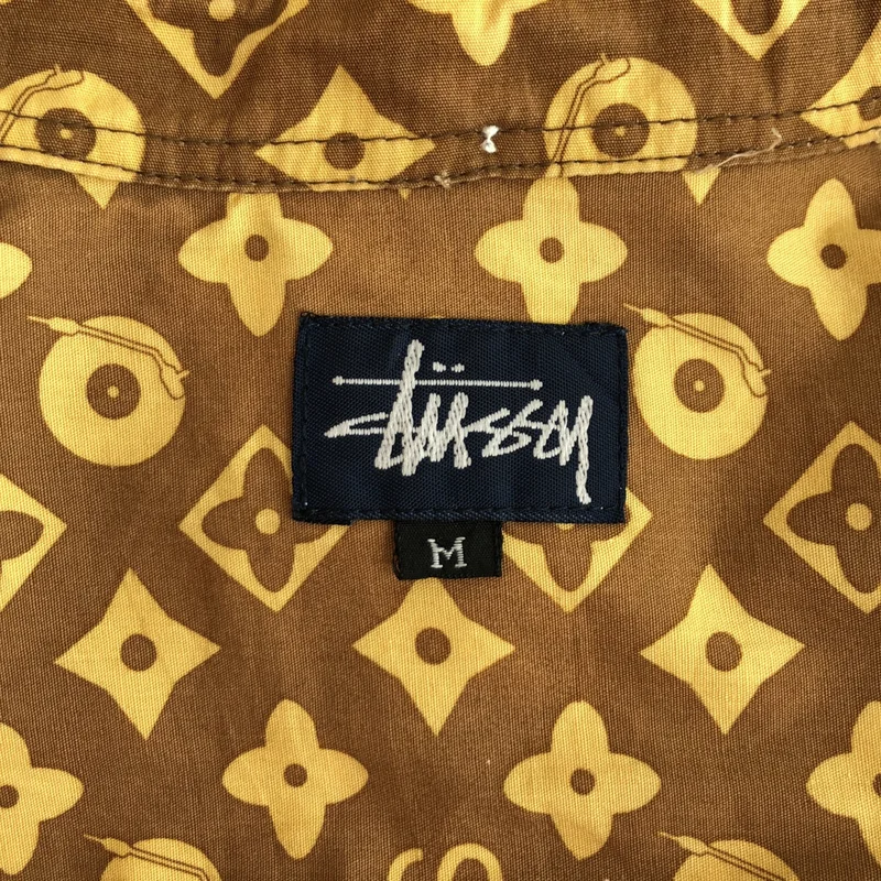 STUSSY / ステューシー | 1990s | モノグラム半袖シャツ | M | メンズ