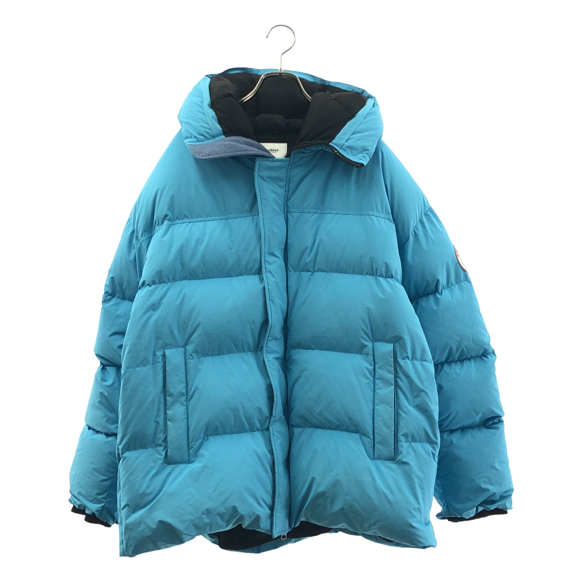 doublet / ダブレット | 2023AW | ANIMAL TRIM PUFFER JACKET アニマルモチーフ パファー ダウンジャケット | M | ブルー | メンズ doublet / ダブレット | 2023AW | ANIMAL TRIM PUFFER JACKET アニマル