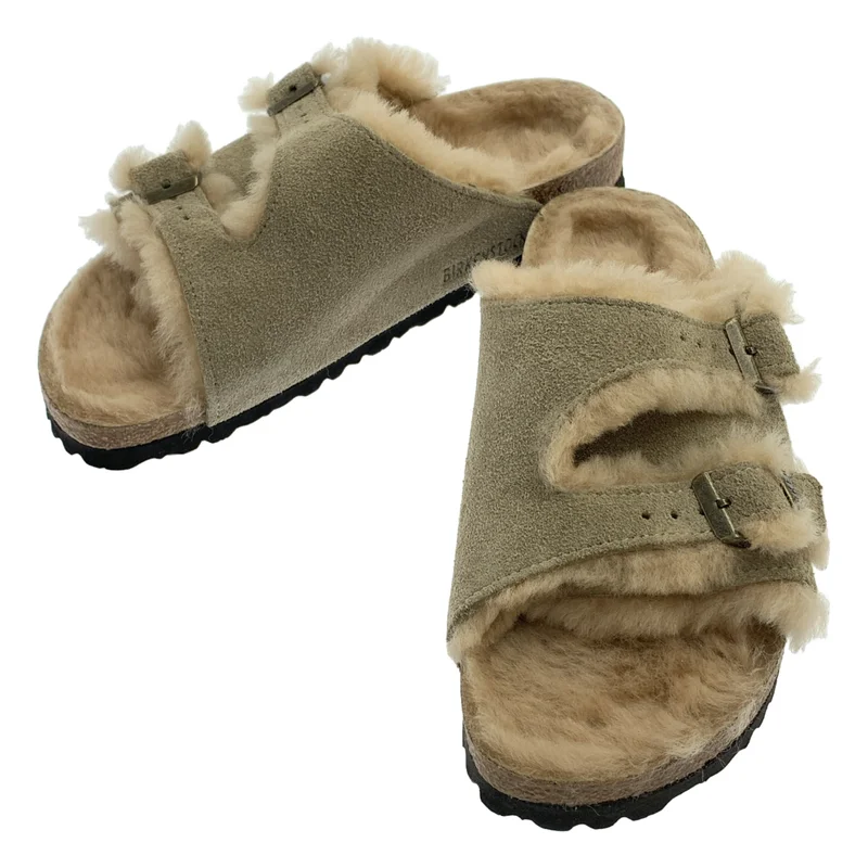 BIRKENSTOCK / ビルケンシュトック | Zurich Lammfell / チューリッヒ シアリング サンダル | 37 | レディース