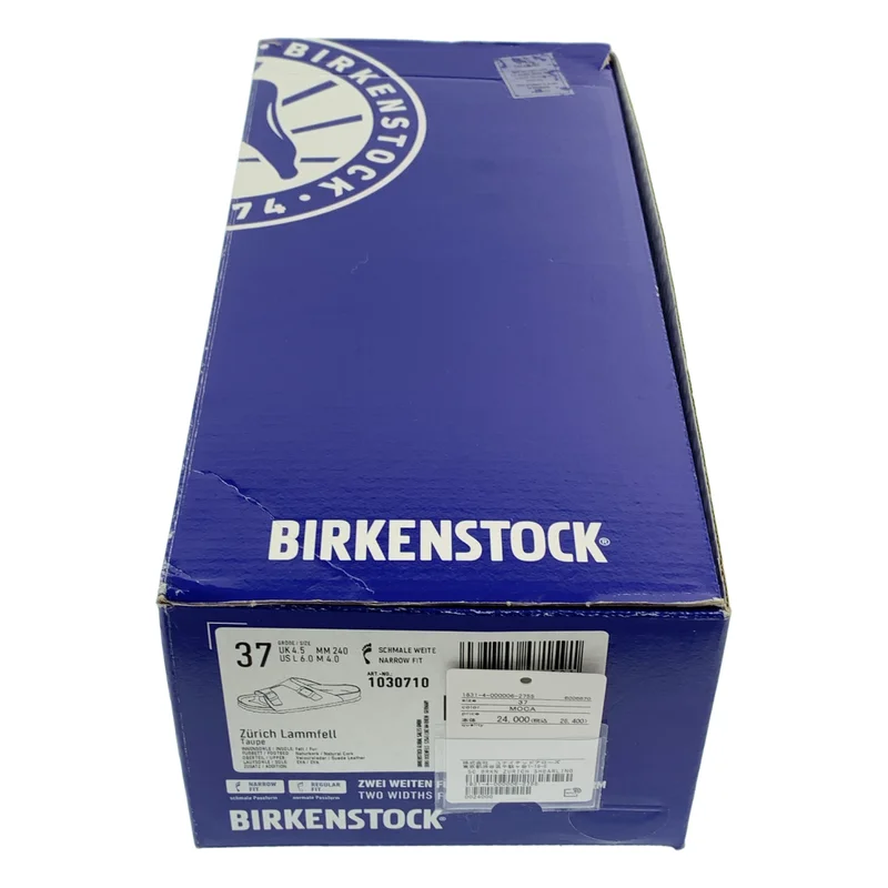 BIRKENSTOCK / ビルケンシュトック | Zurich Lammfell / チューリッヒ シアリング サンダル | 37 | レディース