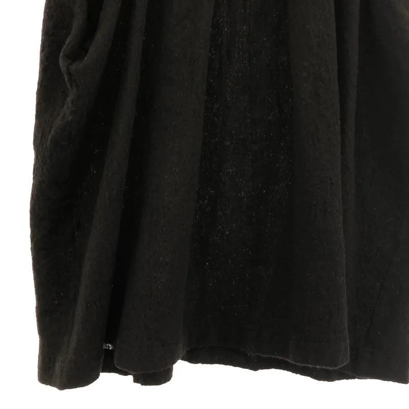 tricot COMME des GARCONS / トリココムデギャルソン | 2015AW | 縮絨加工 ウール フリルドッキング スリーブレス ワンピース | M | レディース