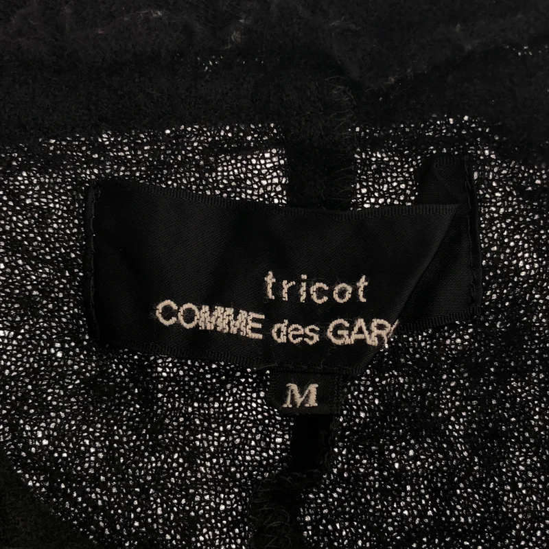 tricot COMME des GARCONS / トリココムデギャルソン | 2015AW | 縮絨加工 ウール フリルドッキング スリーブレス ワンピース | M | レディース