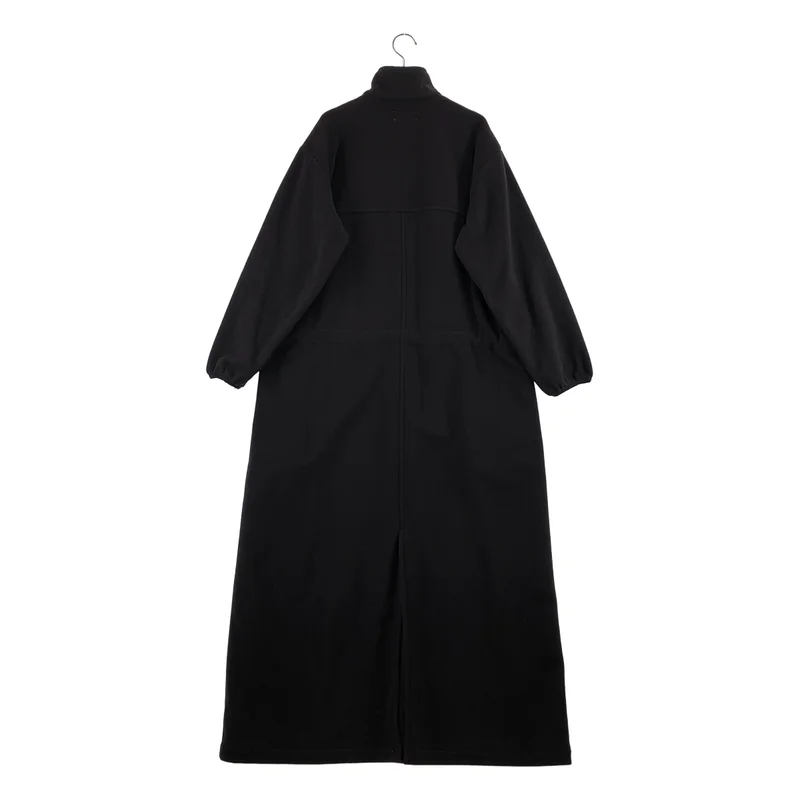MEYAME / メヤメ | FLLECE SNAP LONG DRESS フリース スナップ ロングドレス ワンピース | F | レディース