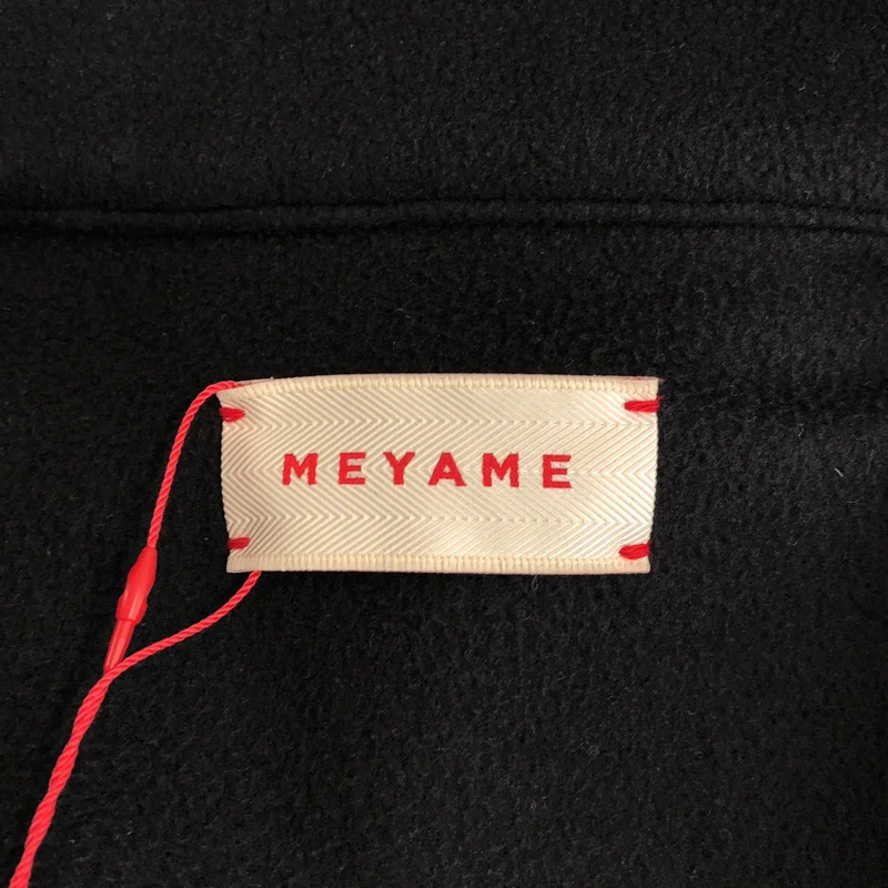 MEYAME / メヤメ | FLLECE SNAP LONG DRESS フリース スナップ ロングドレス ワンピース | F | レディース