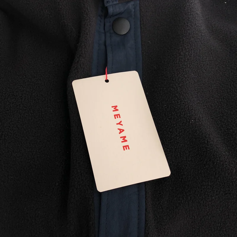 MEYAME / メヤメ | FLLECE SNAP LONG DRESS フリース スナップ ロングドレス ワンピース | F | レディース