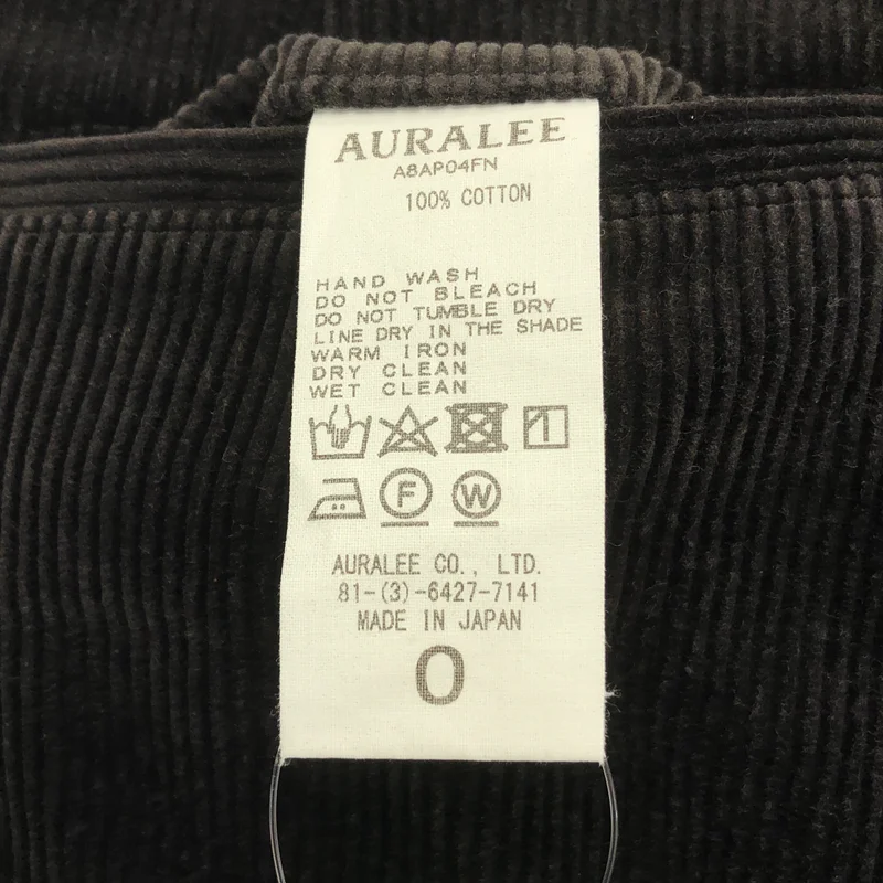 AURALEE / オーラリー | WASHED CORDUROY FLARE SLACKS ウォッシュドコーデュロイフレアスラックス パンツ | 0 | レディース