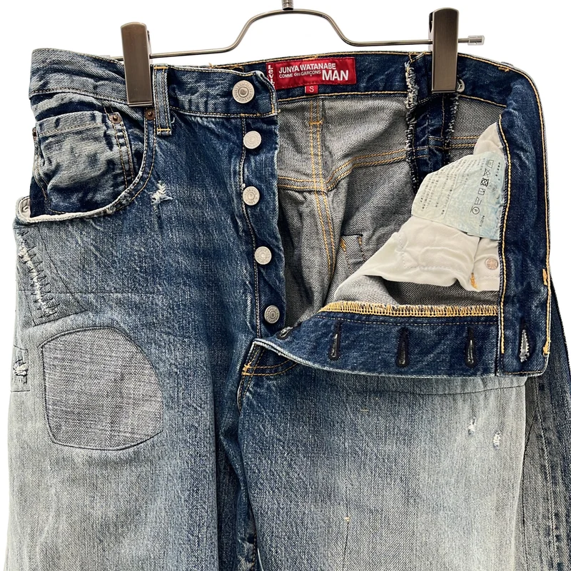 JUNYAWATANABE COMMEdesGARCONS MAN / ジュンヤワタナベマン | 2020SS | × Levi's / 製品加工 501 1976年モデル カスタマイズ デニムパンツ | S | メンズ