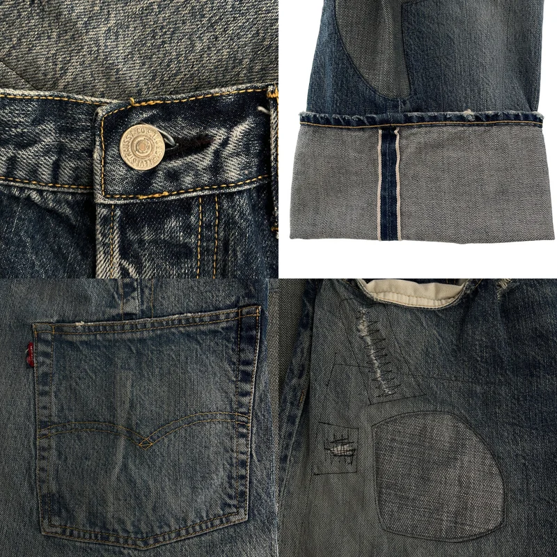 JUNYAWATANABE COMMEdesGARCONS MAN / ジュンヤワタナベマン | 2020SS | × Levi's / 製品加工 501 1976年モデル カスタマイズ デニムパンツ | S | メンズ