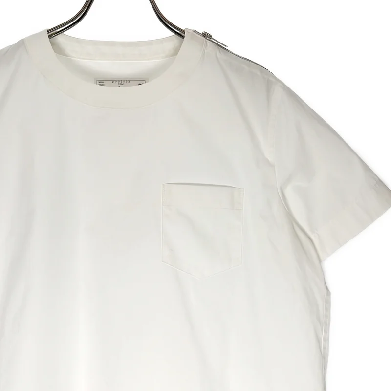 sacai / サカイ | ショルダージップ ブラウス | 2 | レディース