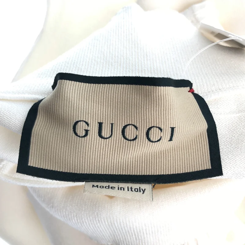 GUCCI / グッチ | バックロゴ ノースリーブニット | XS | レディース