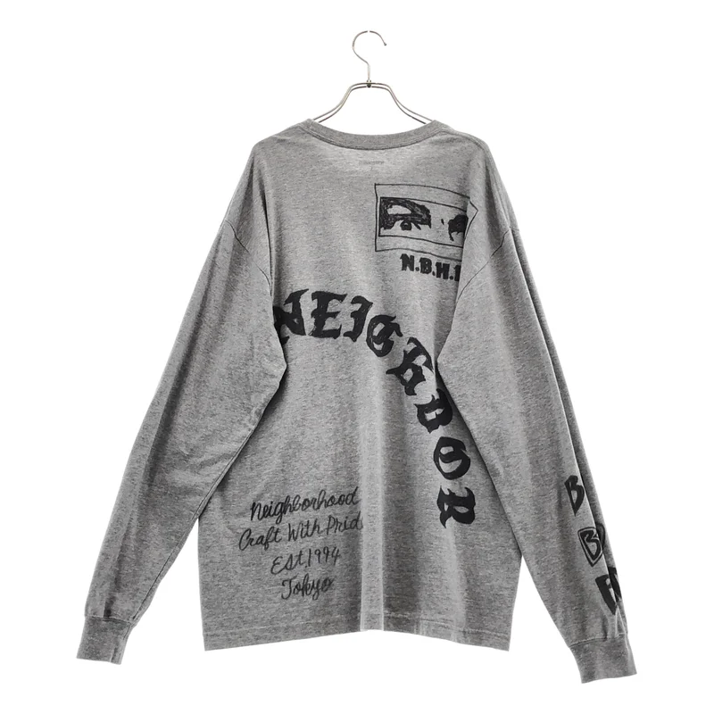 NEIGHBORHOOD / ネイバーフッド | FILTH FURY スカルプリント ロングスリーブTシャツ | L | メンズ