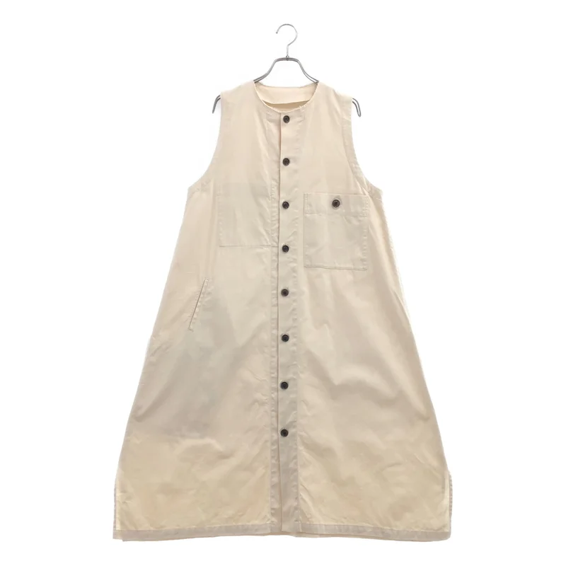 Y's / ワイズヨウジヤマモト | コットン カットオフ スリーブレス ワンピース | 1 | レディース