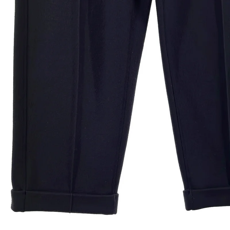 cale / カル | 2022AW | WOOL FELT PANTS / ウール フェルト ドローストリング ワイドパンツ | 4 | メンズ