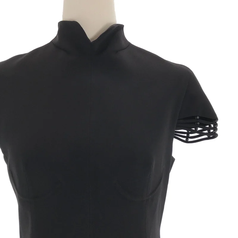 Mame Kurogouchi / マメクロゴウチ | 2023SS | Stretched Traicetate Basket Pattern Top バスケットパターン カットソー | 1 | レディース
