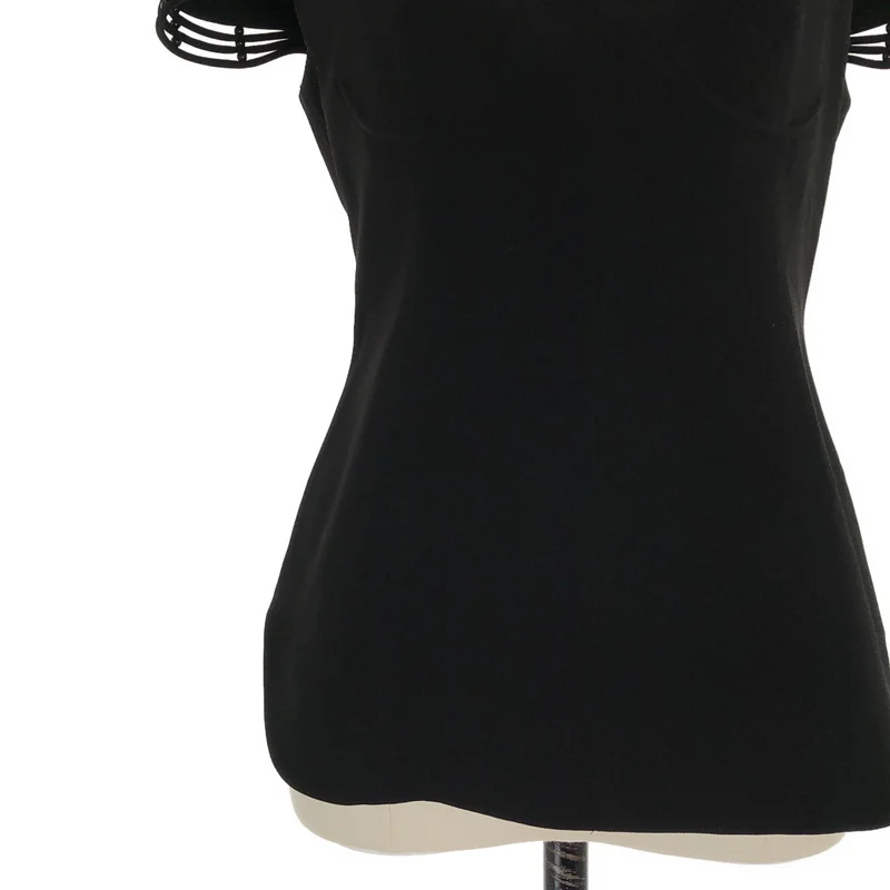 Mame Kurogouchi / マメクロゴウチ | 2023SS | Stretched Traicetate Basket Pattern Top バスケットパターン カットソー | 1 | レディース