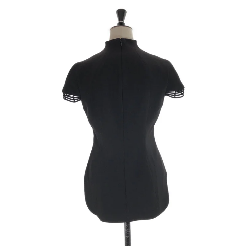 Mame Kurogouchi / マメクロゴウチ | 2023SS | Stretched Traicetate Basket Pattern Top バスケットパターン カットソー | 1 | レディース