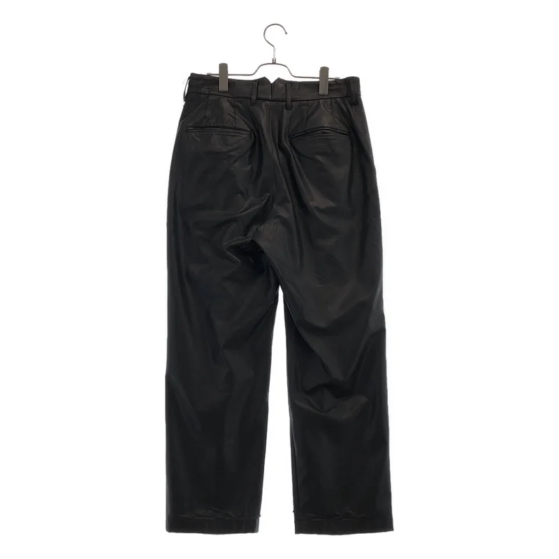 stein / シュタイン | WIDE TAPERED TROUSERS LEATHER / フェイクレザー ワイドテーパードパンツ | M | メンズ