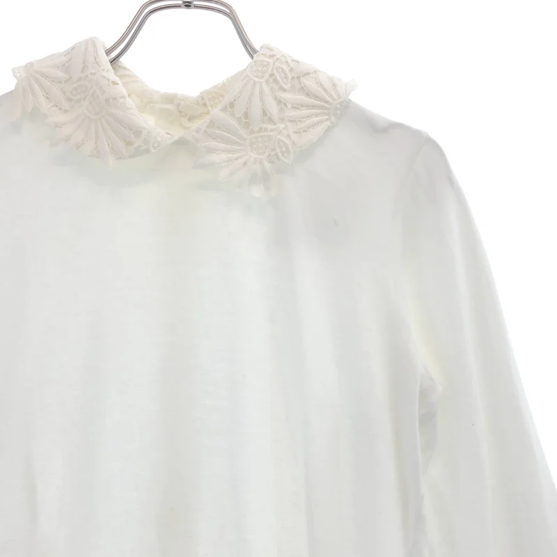 tricot COMME des GARCONS / トリココムデギャルソン | 2014AW | コットン レースカラー カットソー フリルシャツ | S | レディース