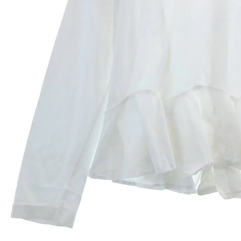 tricot COMME des GARCONS / トリココムデギャルソン | 2014AW | コットン レースカラー カットソー フリルシャツ | S | レディース