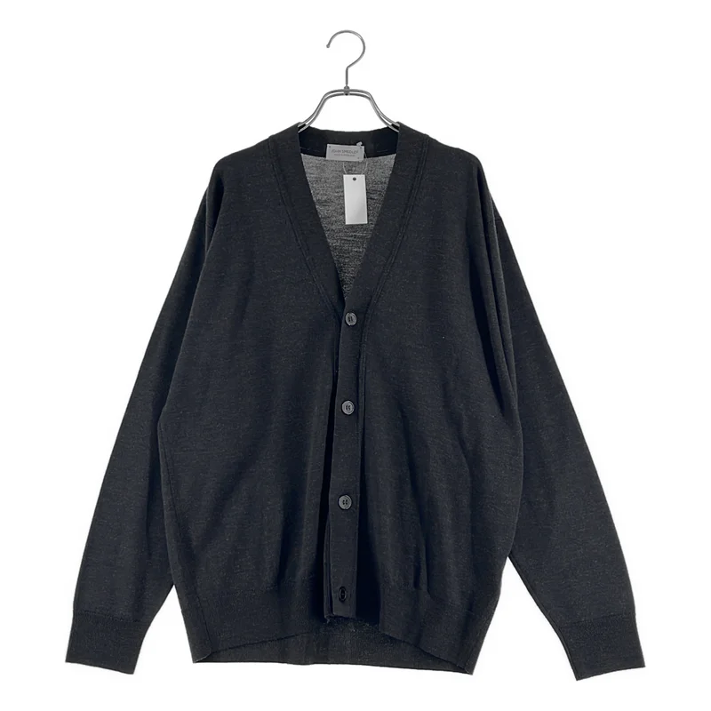 JOHN SMEDLEY / ジョンスメドレー | メリノウール Vネックカーディガン | M | メンズ