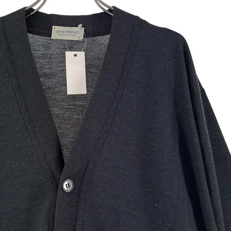 JOHN SMEDLEY / ジョンスメドレー | メリノウール Vネックカーディガン | M | メンズ