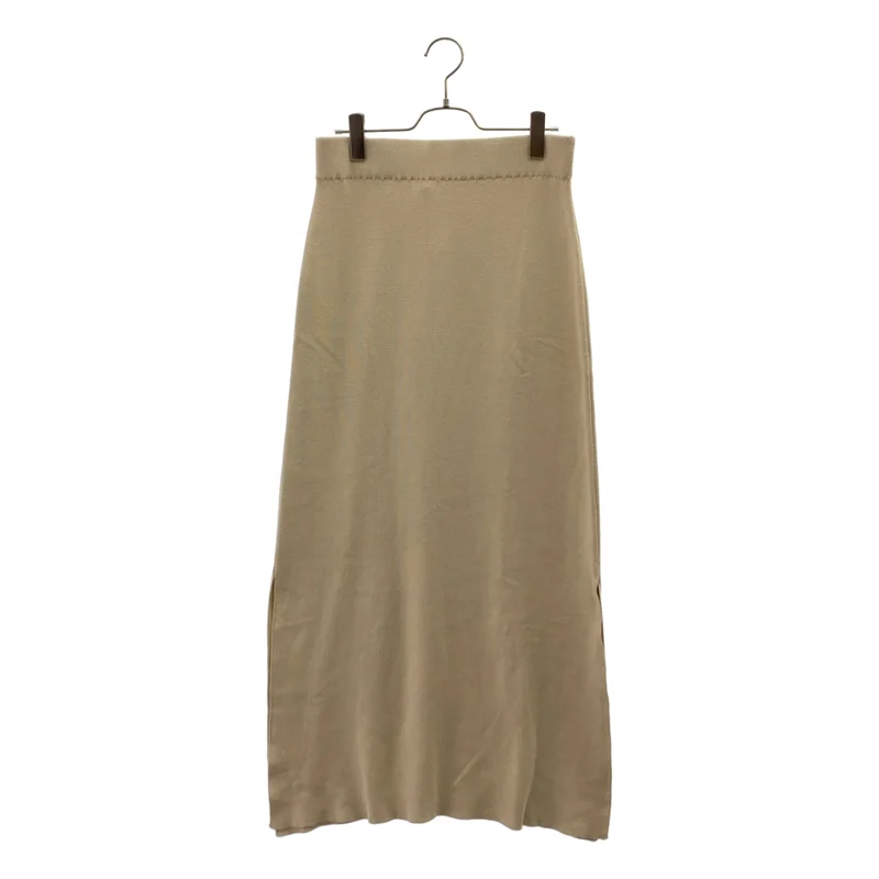 JOHN SMEDLEY / ジョンスメドレー | シーアイランドコットン 海島綿 スリット ニット スカート | M | レディース