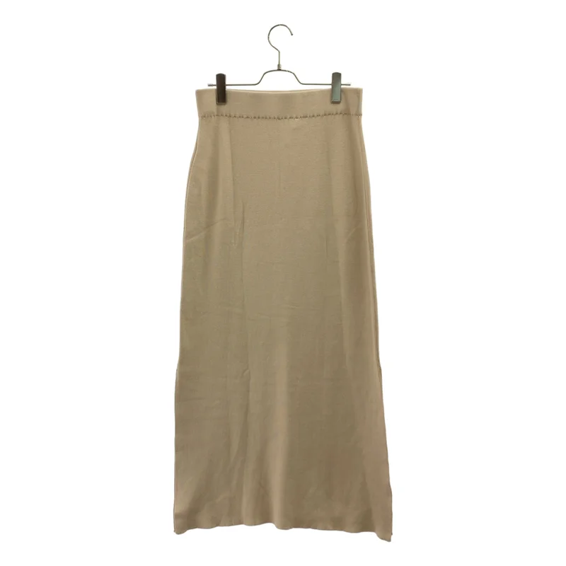 JOHN SMEDLEY / ジョンスメドレー | シーアイランドコットン 海島綿 スリット ニット スカート | M | レディース