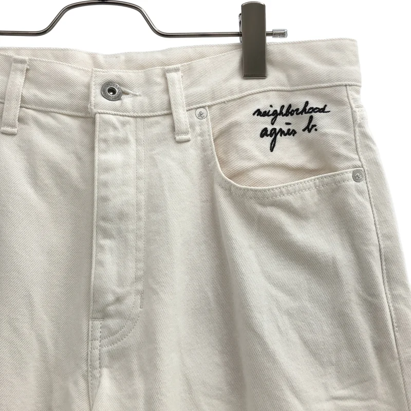 NEIGHBORHOOD / ネイバーフッド | 2025SS | × AGNES B. / STRAIGHT PANTS / ストレートデニムパンツ | L | メンズ