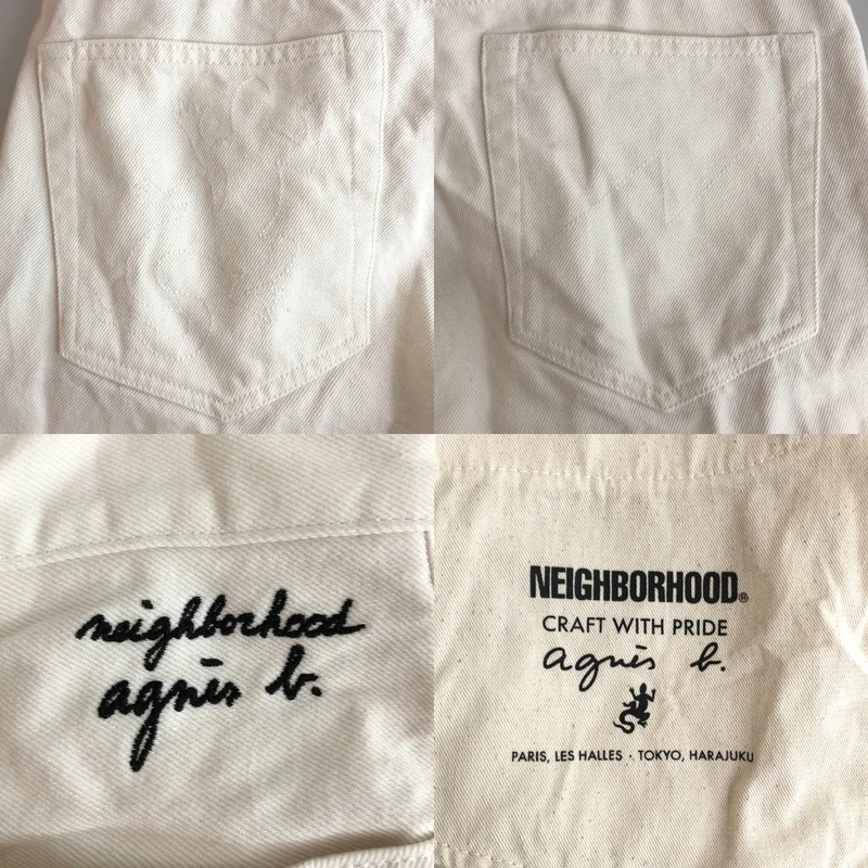 NEIGHBORHOOD / ネイバーフッド | 2025SS | × AGNES B. / STRAIGHT PANTS / ストレートデニムパンツ | L | メンズ