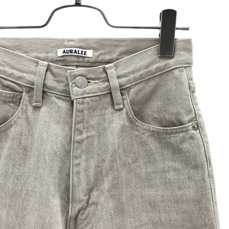 AURALEE / オーラリー | HARD TWIST BROWN DENIM パンツ A26SP04BD | 24 | レディース