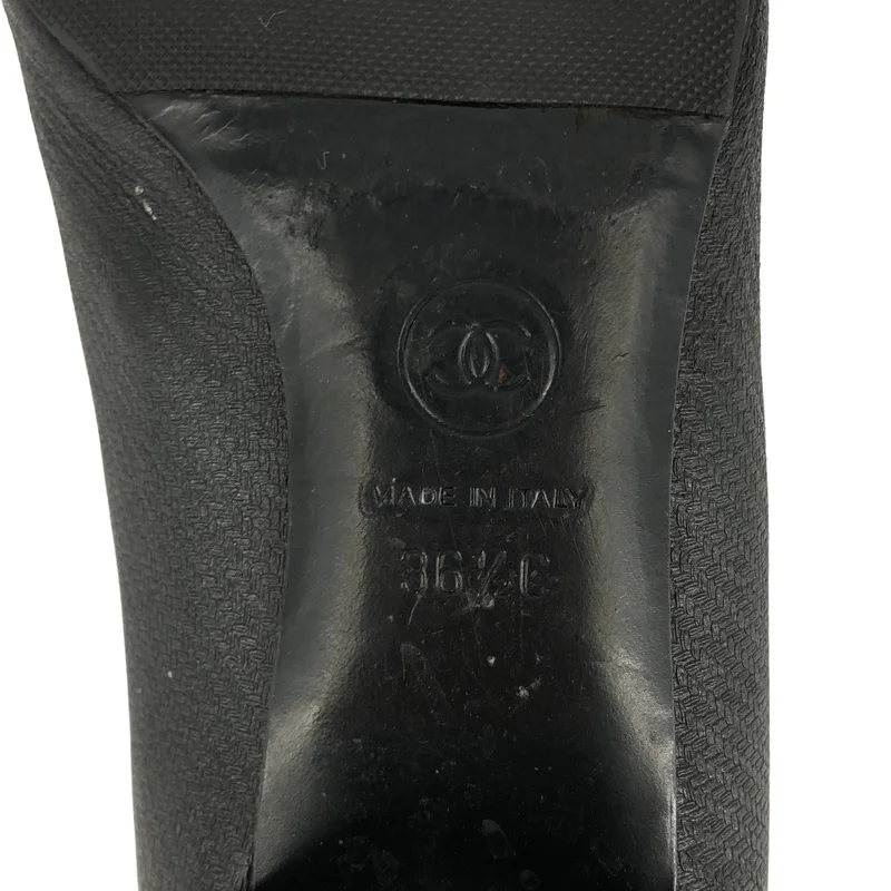 CHANEL / シャネル | ココマーク チャンキーヒールパンプス | 36 1/2 | レディース