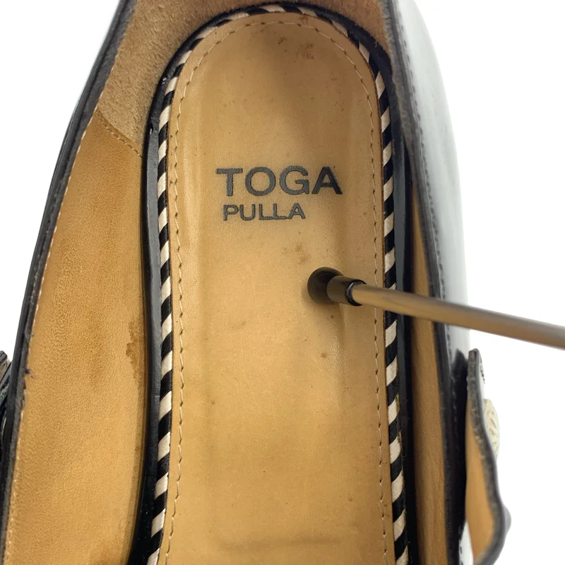 TOGA PULLA / トーガプルラ | スタッズ スクエアトゥ ヒール パンプス | 38 | レディース