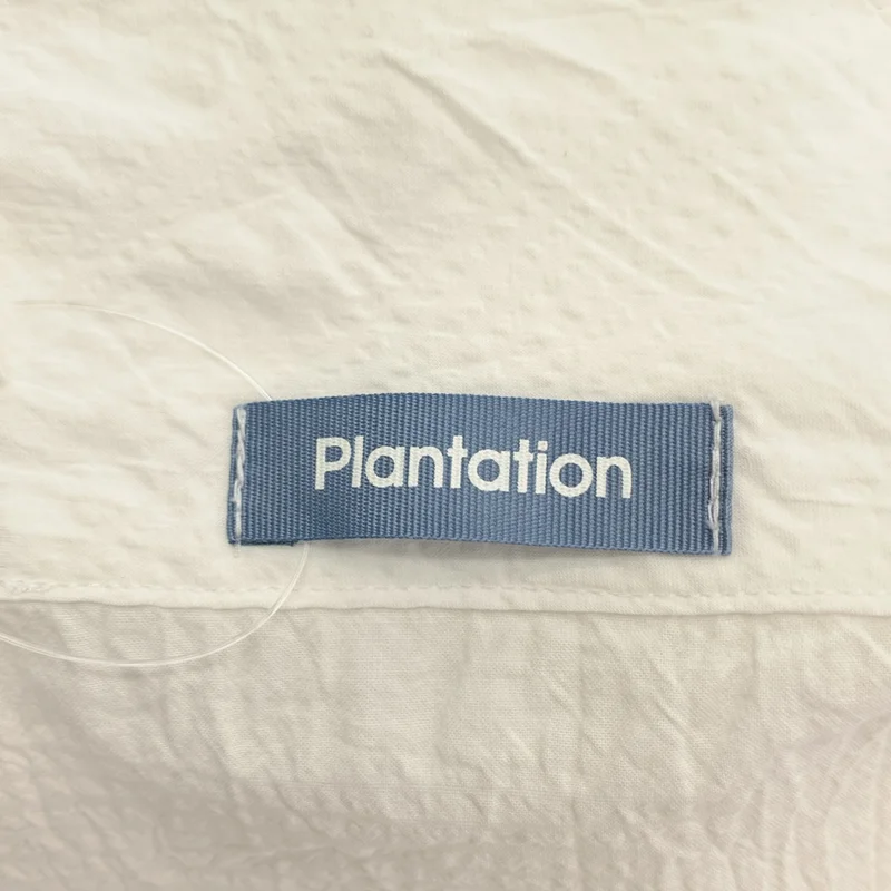 Plantation / プランテーション | コットン スリット ハイネック プルオーバー | M | レディース