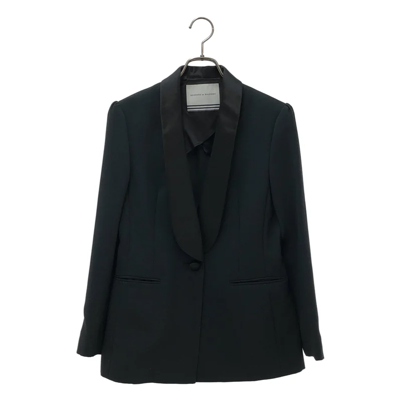 BORDERS at BALCONY / ボーダーズアットバルコニー | ショールカラー テーラードジャケット | 36 | レディース