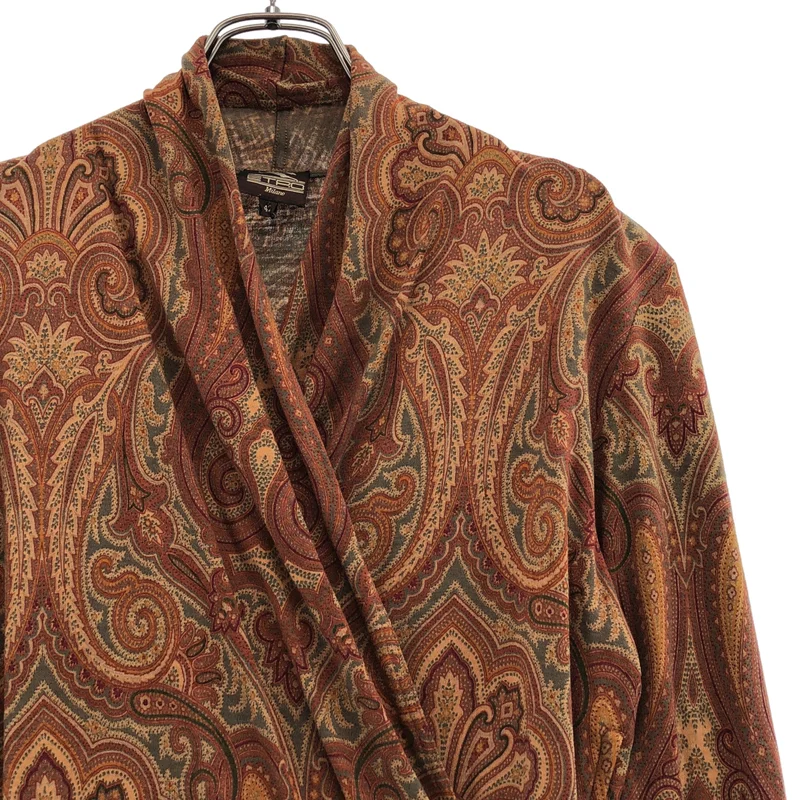 ETRO / エトロ | ウール シルク カシュクールワンピース | 42 | レディース