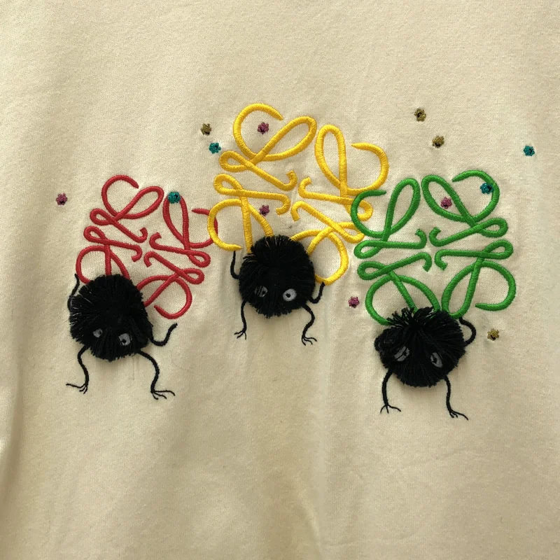LOEWE / ロエベ | × スタジオジブリ / 千と千尋の神隠し ススワタリ アナグラムロゴ Tシャツ | S | メンズ