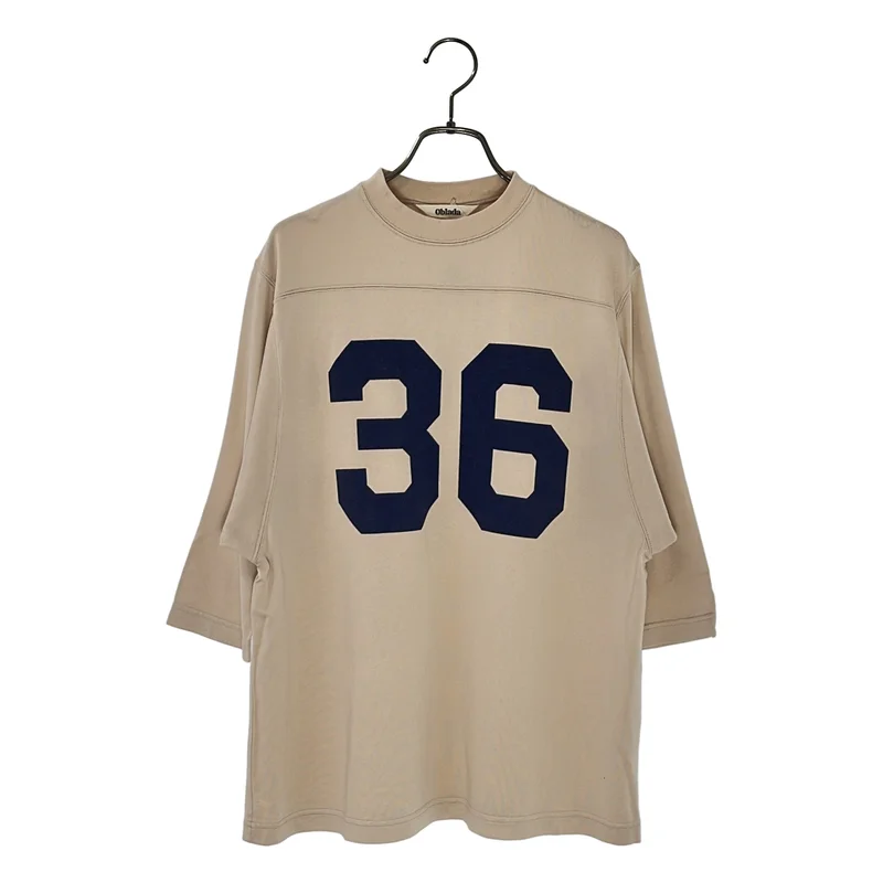 oblada / オブラダ | 2026SS | × ADAM ET ROPE / FOOTBALL TEE / 別注 フットボール プリントTシャツ | F | レディース