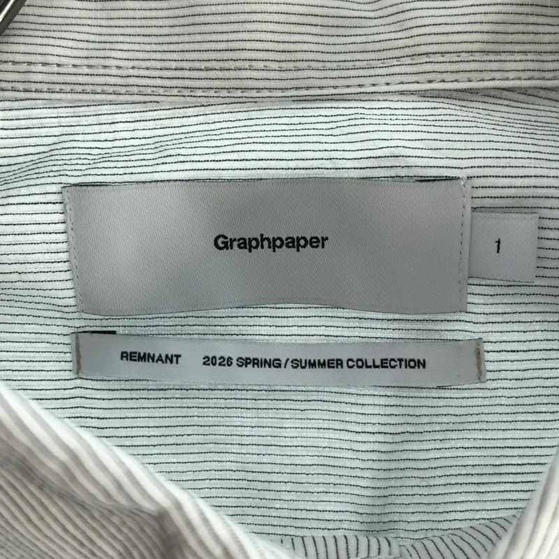 Graphpaper / グラフペーパー | 2026SS | Seersucker Pullover Shirt ストライプ シアサッカープルオーバーシャツ | 1 | メンズ