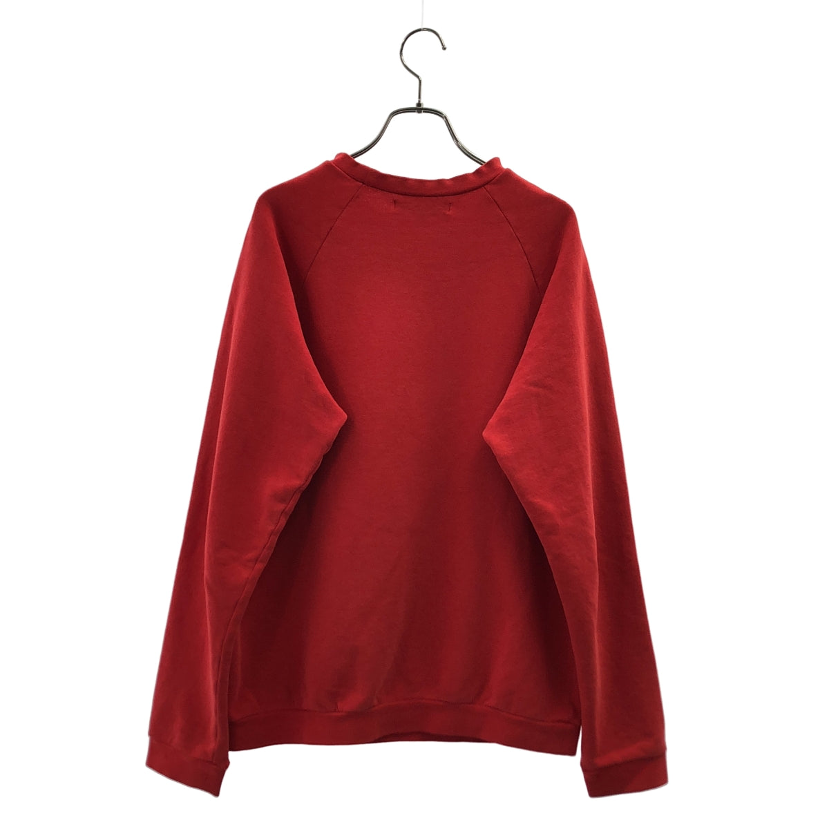 RAF SIMONS / ラフシモンズ | 2002SS | テロ期 メッセージパッチ ラグランスリーブ スウェット | 46 | レッド | メンズ original-zymhxv1urwv8-4.jpg?w=