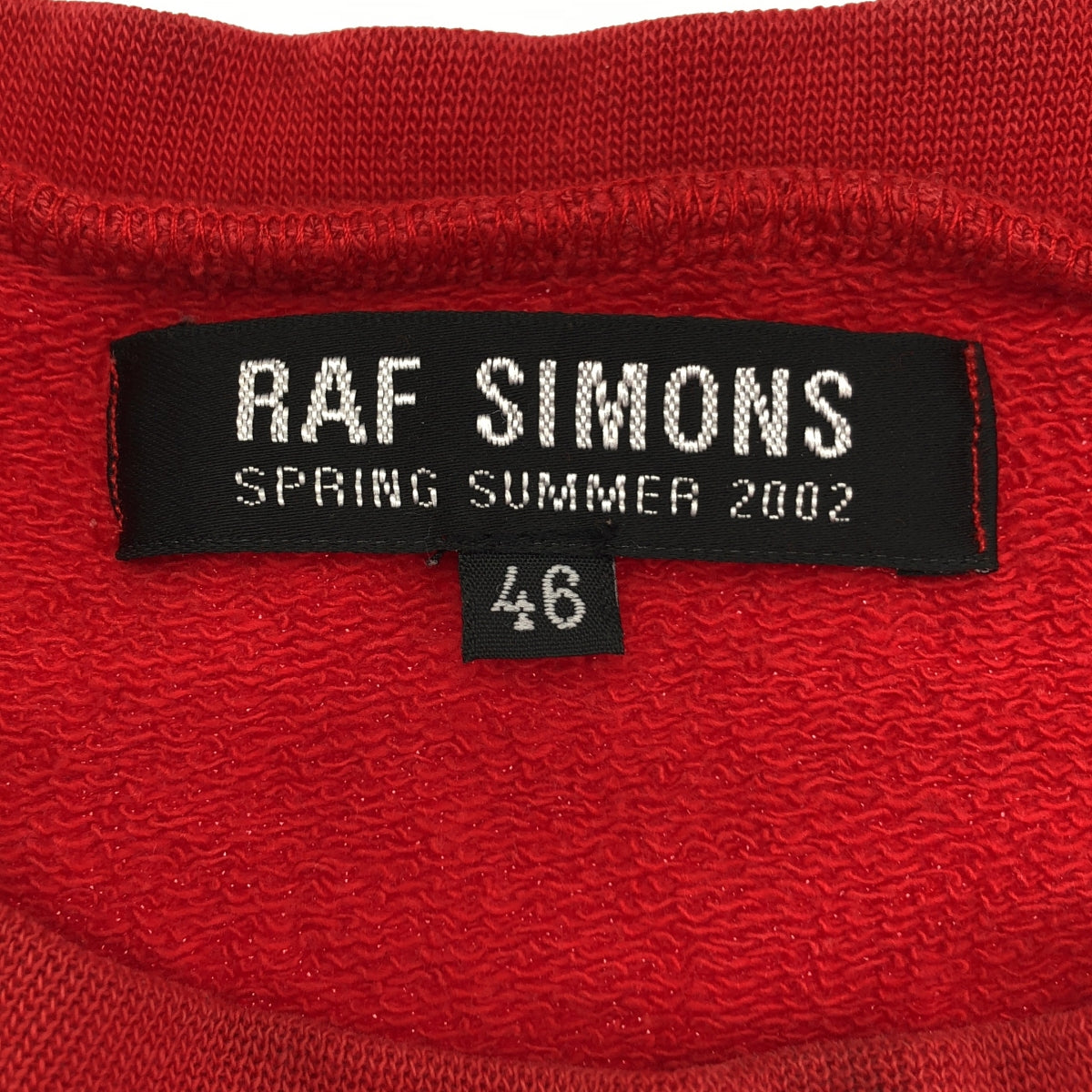 RAF SIMONS / ラフシモンズ | 2002SS | テロ期 メッセージパッチ