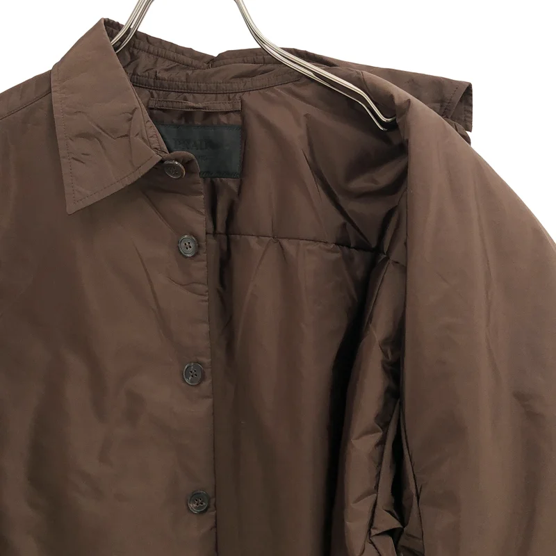 PRADA / プラダ | 2025AW | Re-Nylon パデッドシャツ | M | メンズ