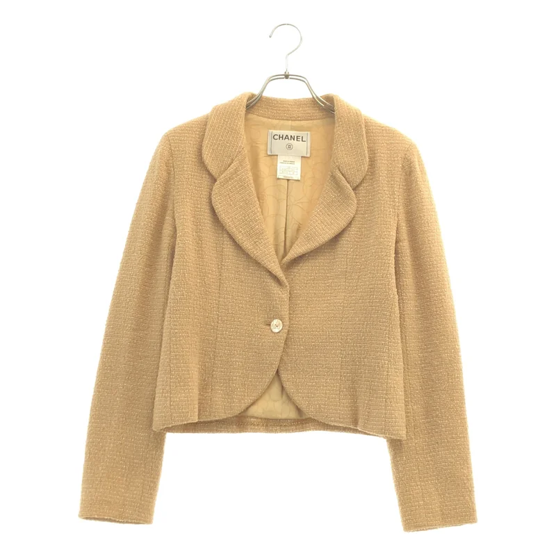 CHANEL / シャネル | ウールツイード 1B テーラードジャケット | 36 | レディース