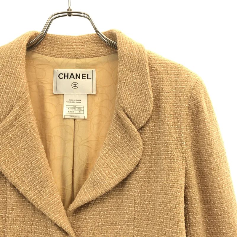 CHANEL / シャネル | ウールツイード 1B テーラードジャケット | 36 | レディース